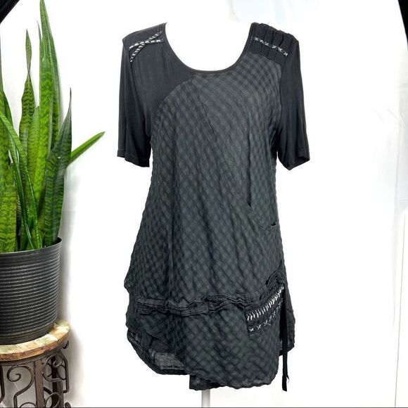DOMIN T4 Large French Design Mini Dress Tunic Fashion House - Picture 1 of 12